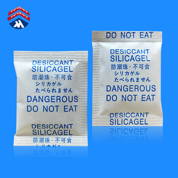 5g of silica gel desiccant