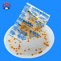 Transparent silica gel orange desiccant